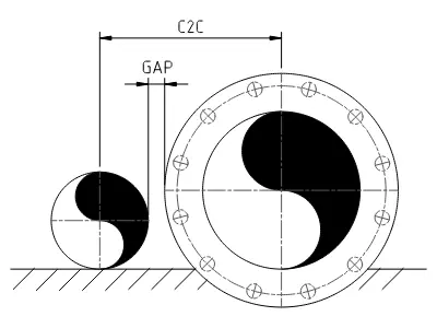 Pipe to Flange spacing